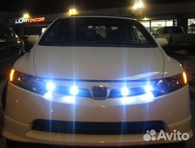 Ходовые огни LED линза 15W, 45мм, 12V