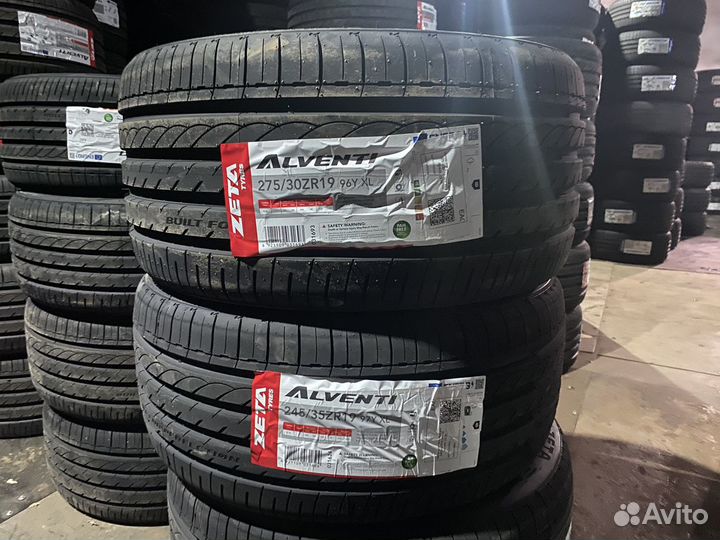 Zeta Alventi 245/35 R19 и 275/30 R19 97Y