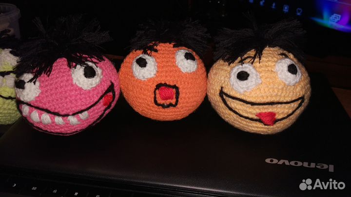 Мягкие вязаные игрушки