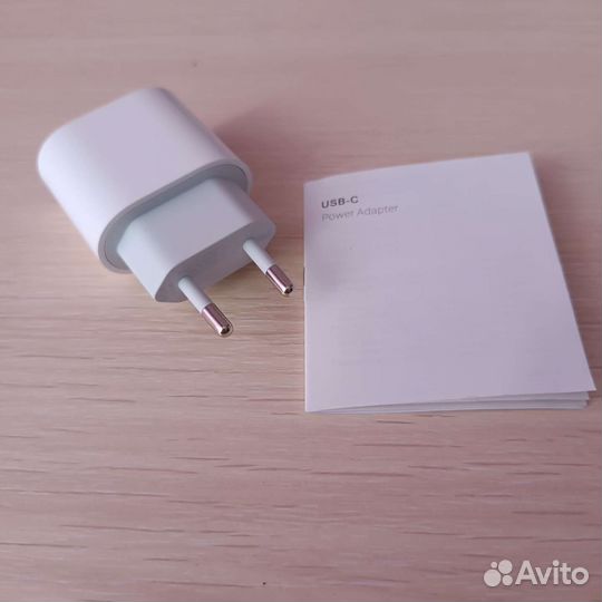 Блок питания для Apple с Type-C с быстрой зарядкой