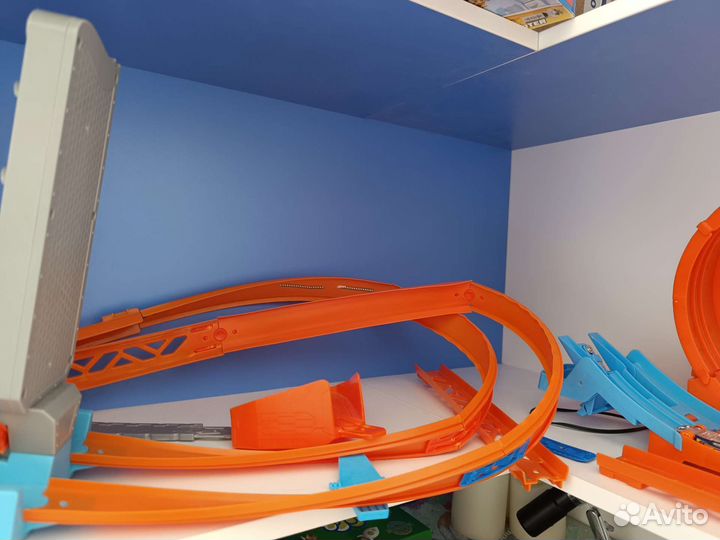 Hot wheels трассы петля ускоритель Mattel