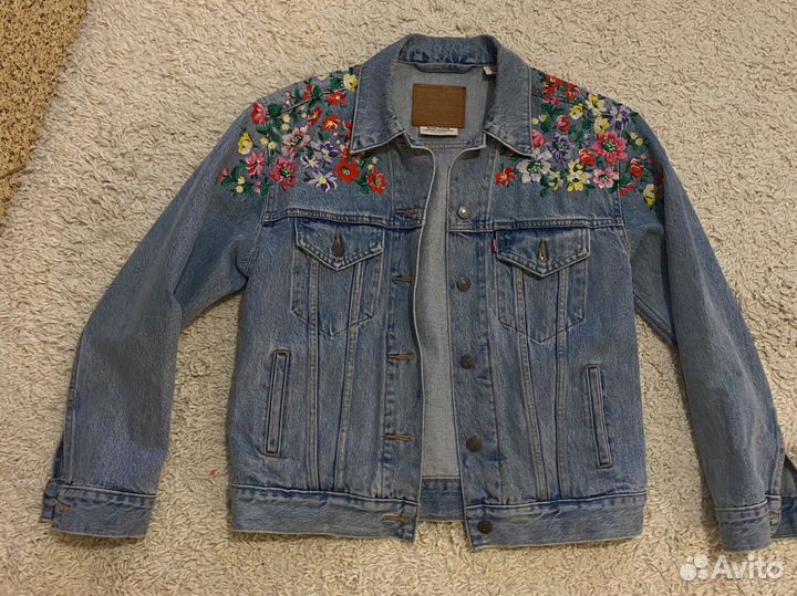 Джинсовая куртка levis оверсайз оригинал