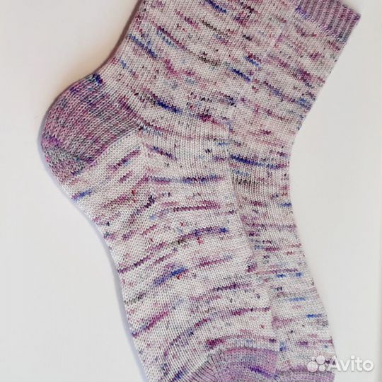 Носки ручной вязки шерстяные 36-37размер