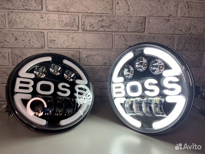 Передние LED фары Нива boss