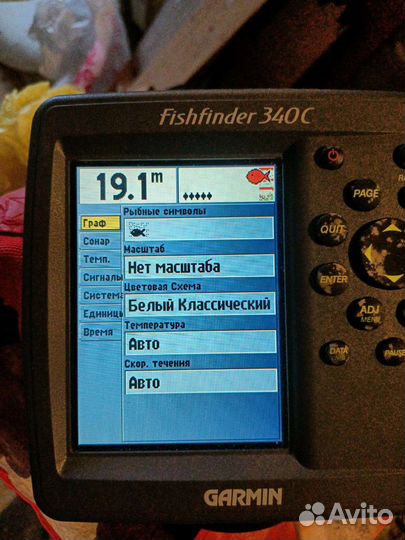 Эхолот garmin fishfinder 340c