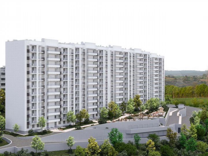 2-к. квартира, 54 м², 3/12 эт.