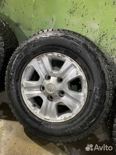 Колеса В сборе R17 зимняя резина 275/65R17 шипы