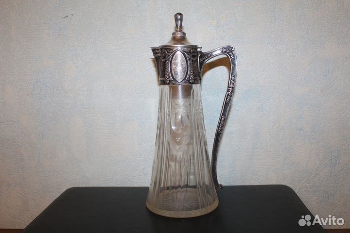 84 пр. Большой графин в стиле Хлебникова. Серебро