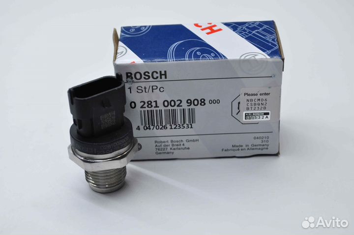 Датчик давления топлива Bosch 0281002908