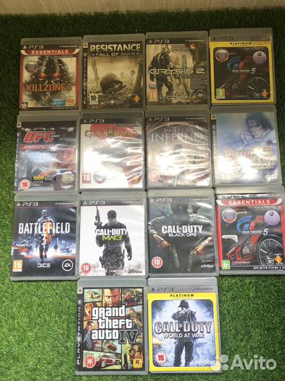 Игровые диски на ps3