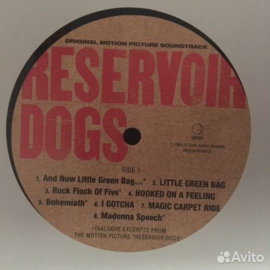 Виниловая пластинка OST, Reservoir Dogs (Various A