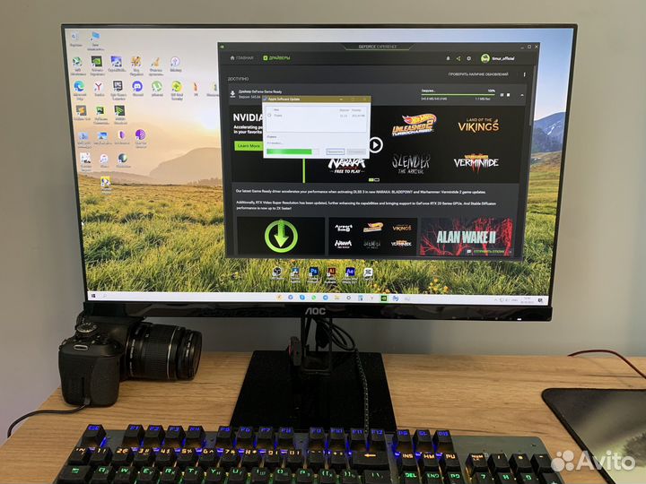 Персональный компьютер (Ryzen 1600 + RTX 3060 Ti)