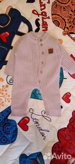 Вязаный комбинезон 56 62