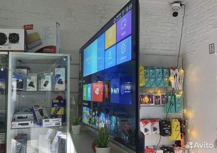 Телевизор beco HD 45” Smart TV (рассрочка, новый)