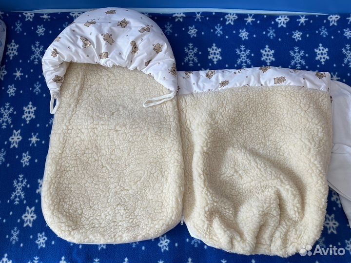 Зимний конверт на выписку