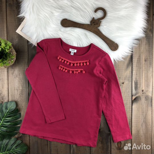 Лонгслив для девочки 122