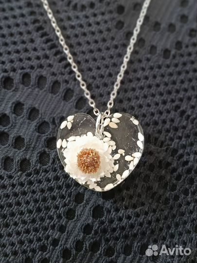 Кулон летний сердце