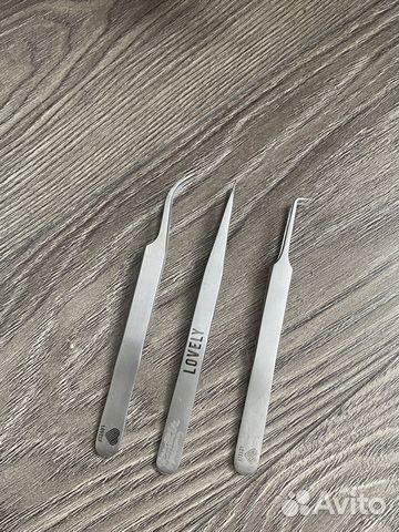 Пинцеты для наращивания ресниц lovely