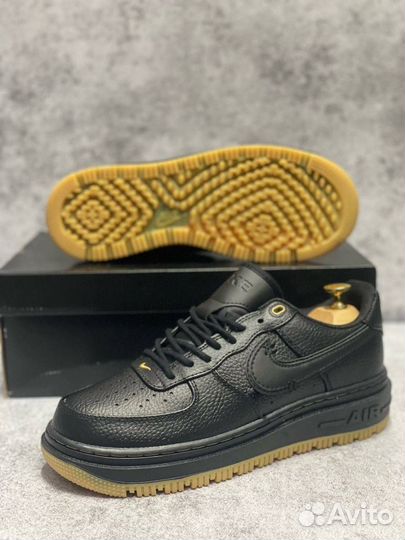 Кроссовки Nike air force 1 мужские черные