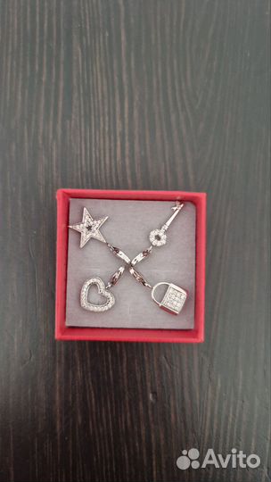 Подвеска серебро, шармы