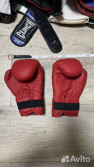 Боксерские перчатки leco 6 oz
