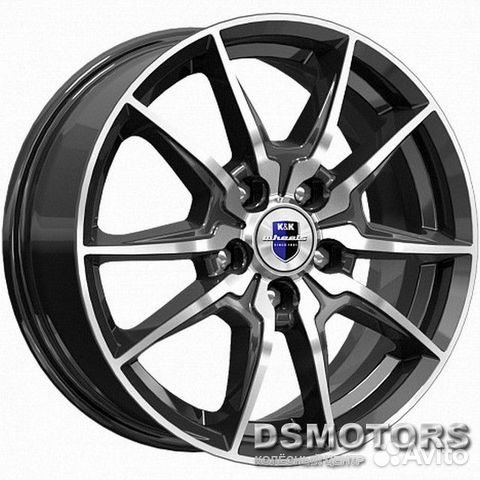 Диски Адамар 6.5/16 5x112 ET46 d57.1 алмаз чёрный