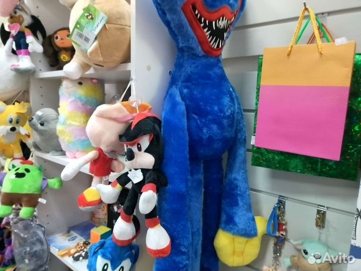 Синий хагги вагги метровый