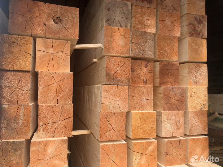 Брус из сосны 140х140х6000мм, камерная сушка