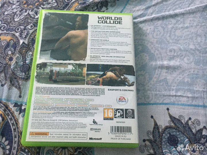 Игра для приставки xbox 360 ea sports mma