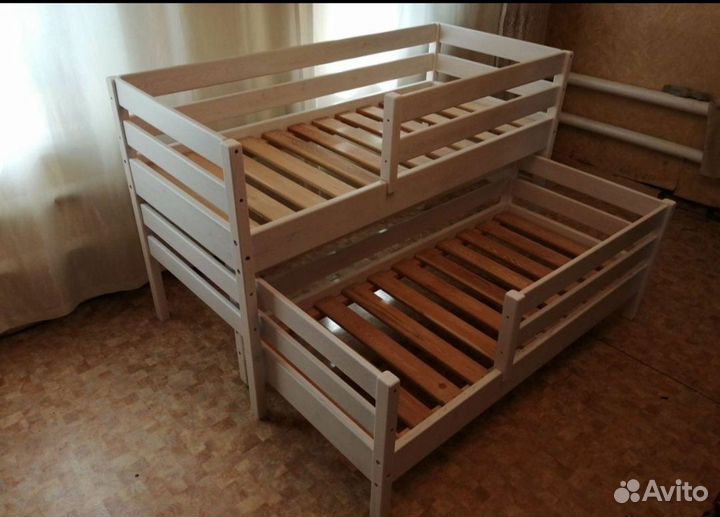 Детская выкатная кровать