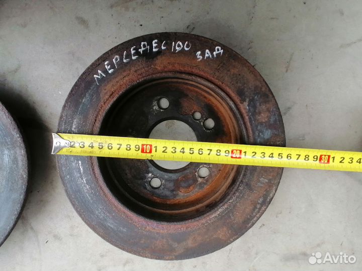 Диск тормозной задний для Mercedes Benz 190 W201