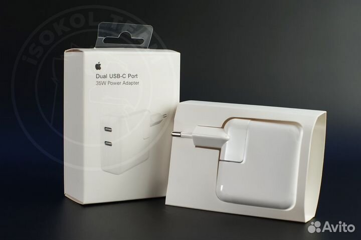 Адаптер Apple Dual USB-C Port 35W