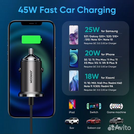 C-A35 45 Вт Joyroom Азу