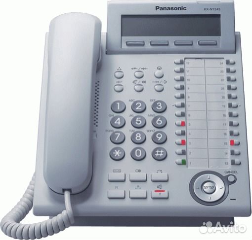 Системный телефон Panasonic KX-NT343RU б/у