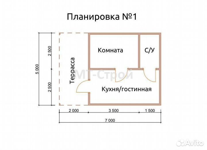 Каркасный дом бытовка под ключ