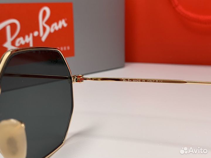 Очки Ray Ban Octagonal черные