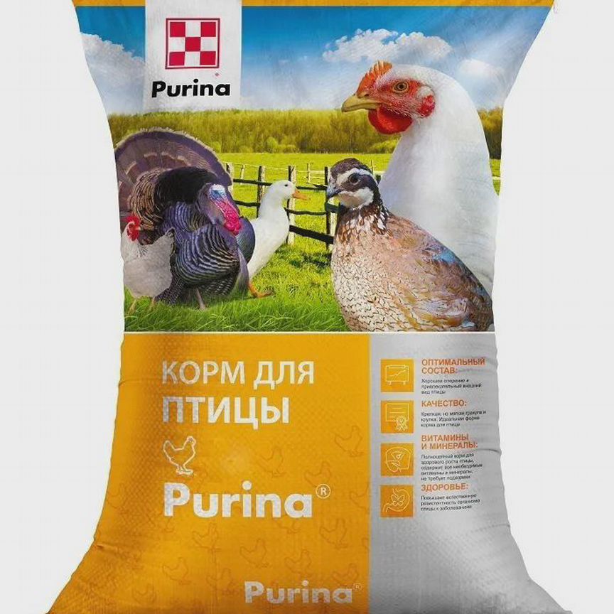 Purina корм для яичный птицы про бмвк 10%(25кг)