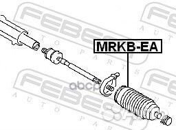 Пыльник рулевой рейки лев mitsubishi legnum