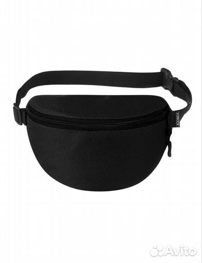 Чёрная сумка на пояс