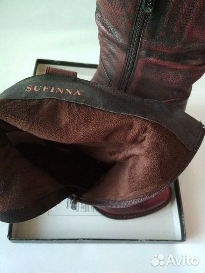 Сапоги кожанные sufinna