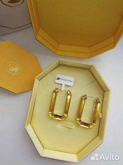 Swarovski серьги lucent