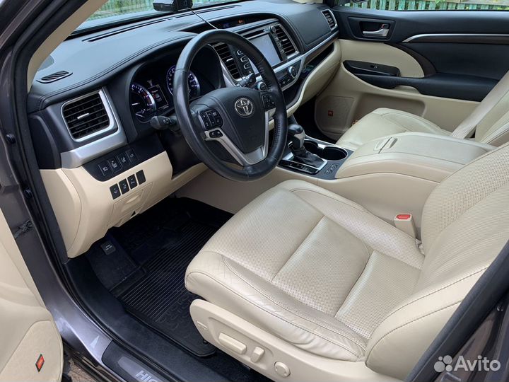 Toyota Highlander 3.5 AT, 2014, 180 000 км