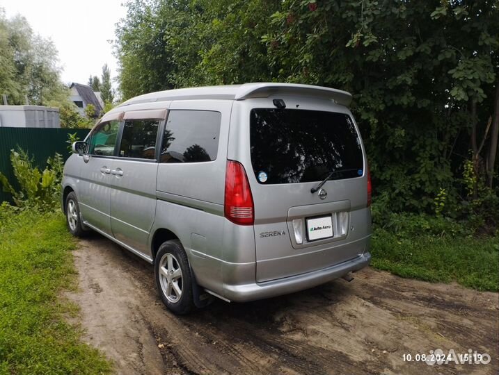 Nissan Serena 2.0 CVT, 2002, 120 000 км