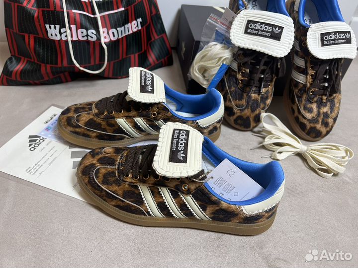 Adidas samba wales bonner leopard