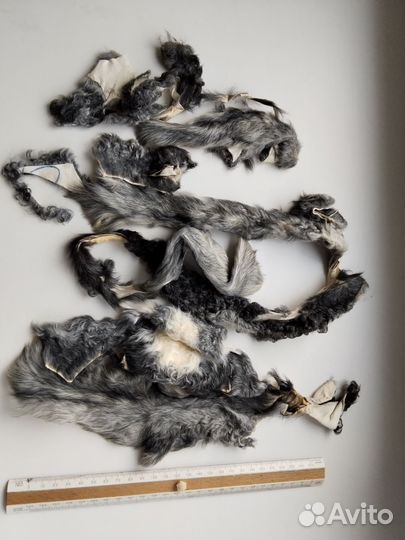 Шкурка каракуль натуральный мех