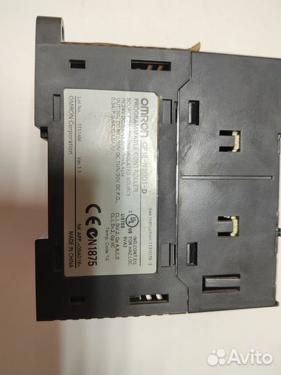 Omron sysmac CP1E-N20DT-D контроллер плк PLC