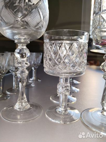 Фужеры,бокалы,рюмки,хрусталь Богемия,хрусталь СССР