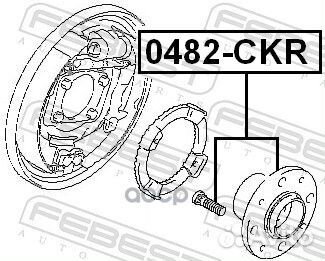 Ступица 0482-CKR 0482-CKR Febest