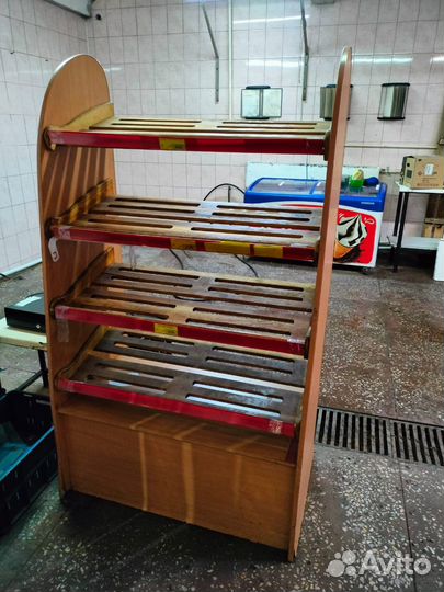 Стеллаж деревянный бу