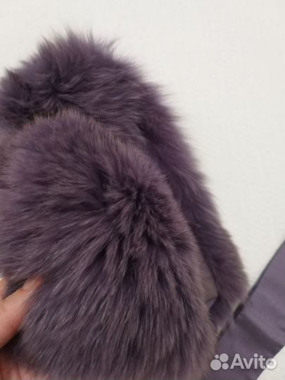 Меховой воротник песец